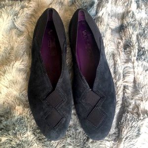 Suede Navy Van Eli Flats